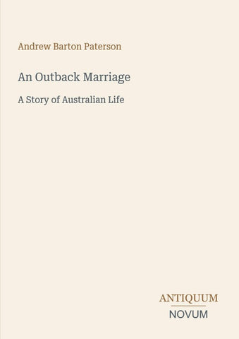 An Outback Marriage