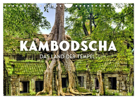 Kambodscha - Das Land der Tempel. (Wandkalender 2027 DIN A4 quer), CALVENDO Monatskalender