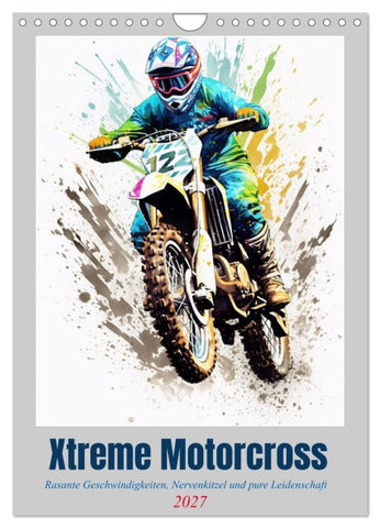 Xtreme Crossfire (Wandkalender 2027 DIN A4 hoch), CALVENDO Monatskalender
