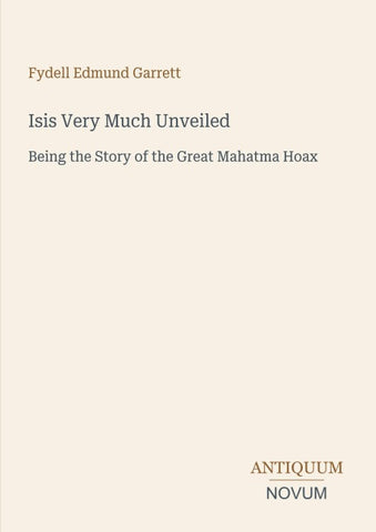 Isis Very Much Unveiled