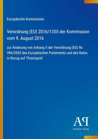 Verordnung (EU) 2016/1355 der Kommission vom 9. August 2016
