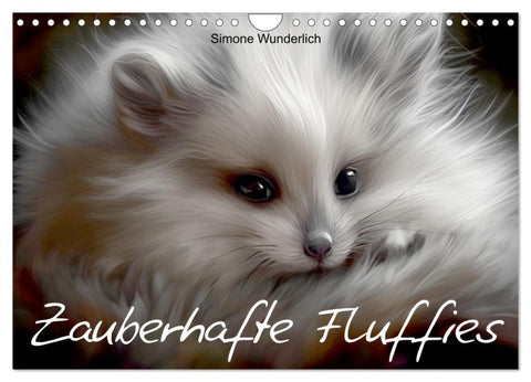 Zauberhafte Fluffies (Wandkalender 2026 DIN A4 quer), CALVENDO Monatskalender