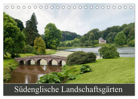 Südenglische Landschaftsgärten (Tischkalender 2026 DIN A5 quer), CALVENDO Monatskalender