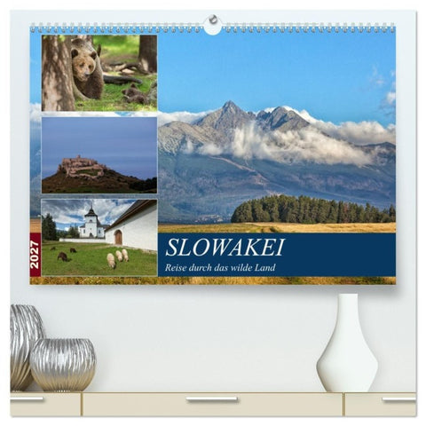 Slowakei - Reise durch das wilde Land (hochwertiger Premium Wandkalender 2027 DIN A2 quer), Kunstdruck in Hochglanz