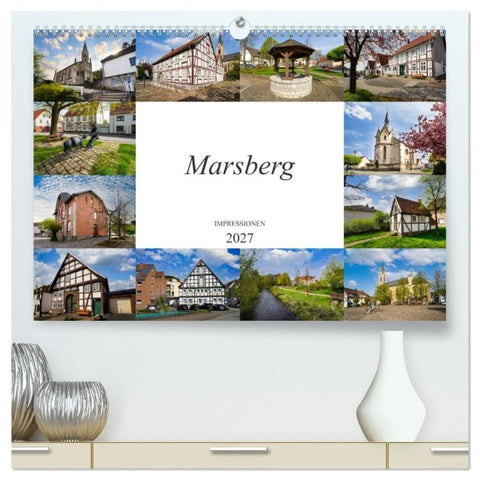 Marsberg Impressionen (hochwertiger Premium Wandkalender 2027 DIN A2 quer), Kunstdruck in Hochglanz