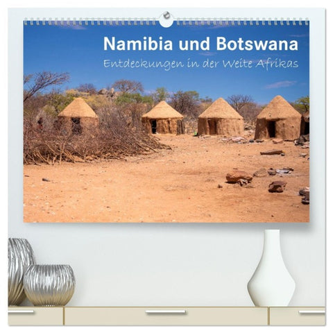 Namibia und Botswana - Entdeckungen in der Weite Afrikas (hochwertiger Premium Wandkalender 2026 DIN A2 quer), Kunstdruck in Hochglanz