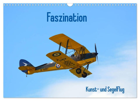 Faszination Kunst- und Segelflug (Wandkalender 2026 DIN A3 quer), CALVENDO Monatskalender