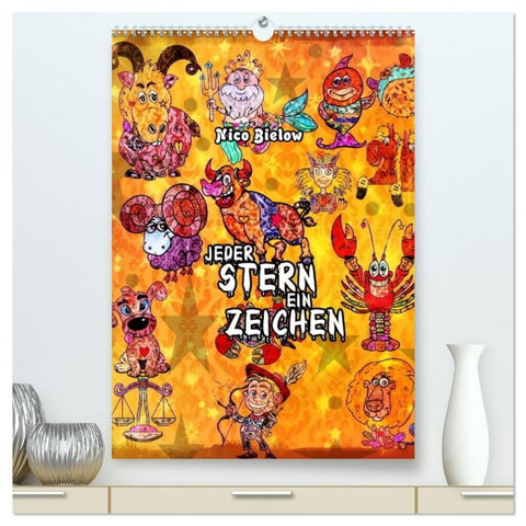 Jeder Stern ein Zeichen (hochwertiger Premium Wandkalender 2027 DIN A2 hoch), Kunstdruck in Hochglanz