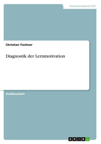 Diagnostik der Lernmotivation