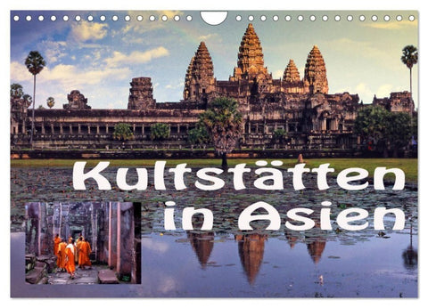 Kultstätten in Asien (Wandkalender 2027 DIN A4 quer), CALVENDO Monatskalender