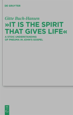 "It is the Spirit that Gives Life"
