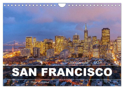 Kalifornien - USA - San Francisco (Wandkalender 2027 DIN A4 quer), CALVENDO Monatskalender