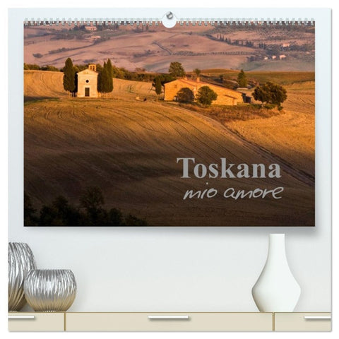 Toskana - mio amore (hochwertiger Premium Wandkalender 2026 DIN A2 quer), Kunstdruck in Hochglanz