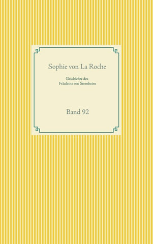 Geschichte des Fräuleins von Sternheim