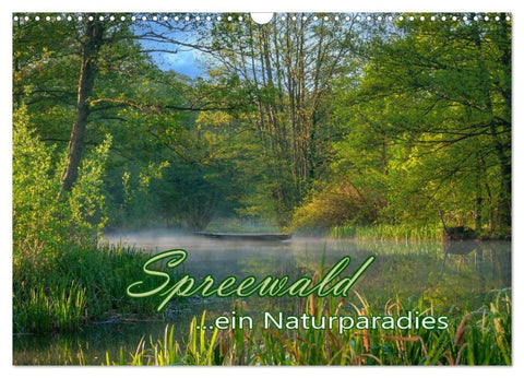 Spreewald - Ein Naturparadies (Wandkalender 2027 DIN A3 quer), CALVENDO Monatskalender