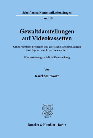 Gewaltdarstellungen auf Videokassetten.