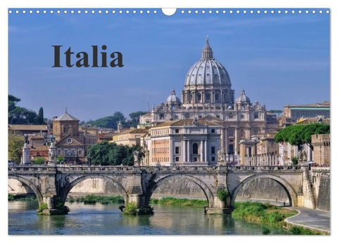 Italia (Wandkalender 2027 DIN A3 quer), CALVENDO Monatskalender