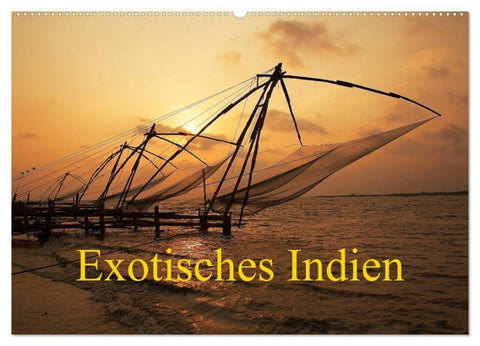 Exotisches Indien (Wandkalender 2027 DIN A2 quer), CALVENDO Monatskalender