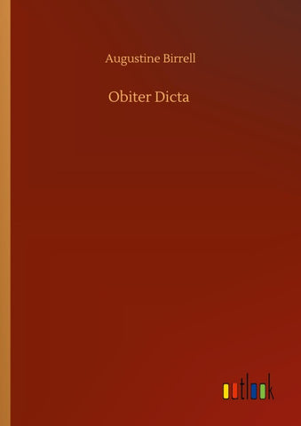 Obiter Dicta