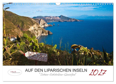 Auf den Liparischen Inseln (Wandkalender 2027 DIN A3 quer), CALVENDO Monatskalender