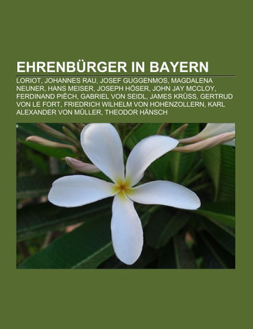 Ehrenbürger in Bayern