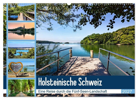 Holsteinische Schweiz - Fünf-Seen-Landschaft (Wandkalender 2027 DIN A2 quer), CALVENDO Monatskalender