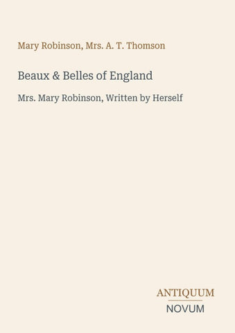 Beaux & Belles of England