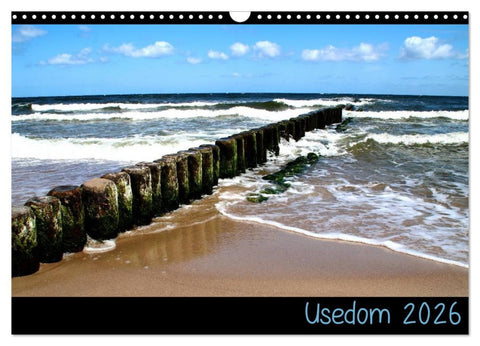 Usedom 2026 (Wandkalender 2026 DIN A3 quer), CALVENDO Monatskalender