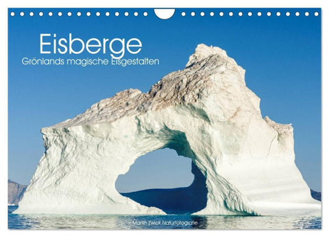 Eisberge - Grönlands magische Eisgestalten (Wandkalender 2027 DIN A4 quer), CALVENDO Monatskalender