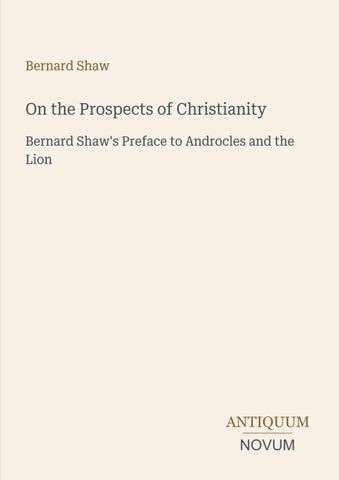 On the Prospects of Christianity