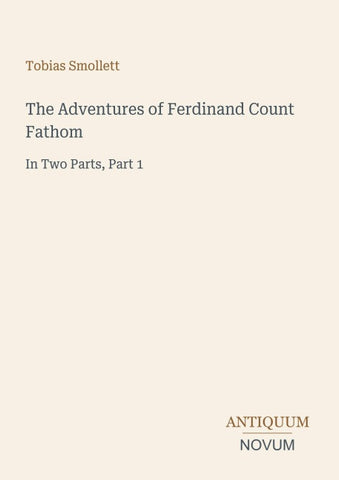 The Adventures of Ferdinand Count Fathom