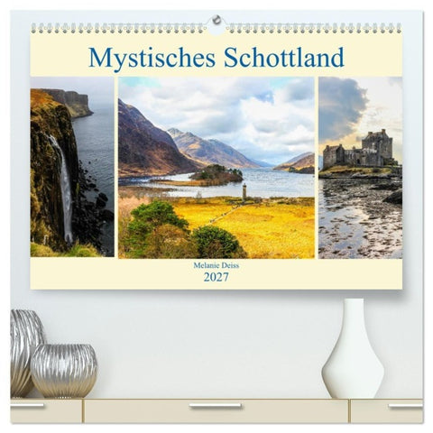 Mystisches Schottland (hochwertiger Premium Wandkalender 2027 DIN A2 quer), Kunstdruck in Hochglanz