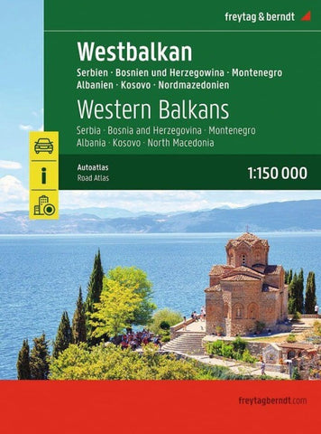 freytag & berndt Autoatlas Westbalkan 1:150.000