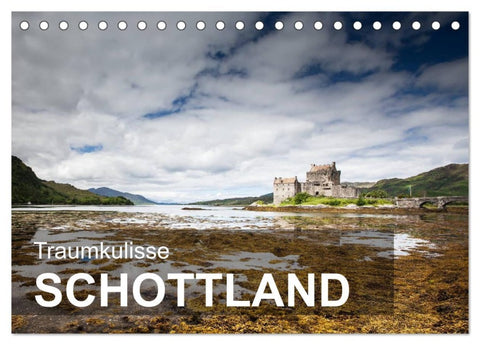 Traumkulisse Schottland (Tischkalender 2026 DIN A5 quer), CALVENDO Monatskalender