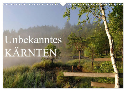 Unbekanntes Kärnten (Wandkalender 2026 DIN A3 quer), CALVENDO Monatskalender