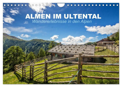 Almen im Ultental (Wandkalender 2026 DIN A4 quer), CALVENDO Monatskalender