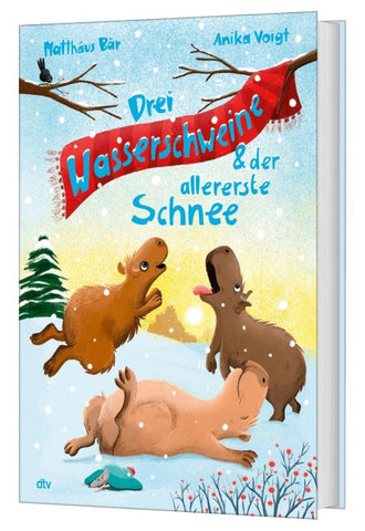 Drei Wasserschweine & der allererste Schnee