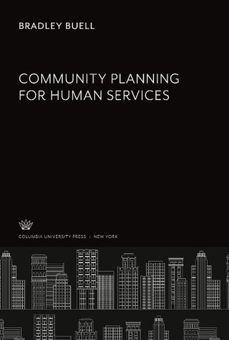 Community Planning for Human Services