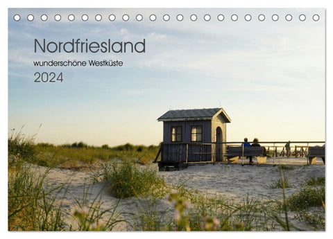 Nordfriesland - wunderschöne Westküste (Tischkalender 2026 DIN A5 quer), CALVENDO Monatskalender