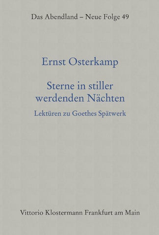 Sterne in stiller werdenden Nächten