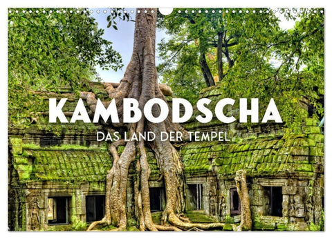 Kambodscha - Das Land der Tempel. (Wandkalender 2027 DIN A3 quer), CALVENDO Monatskalender