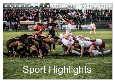 Sport Highlights (Tischkalender 2027 DIN A5 quer), CALVENDO Monatskalender