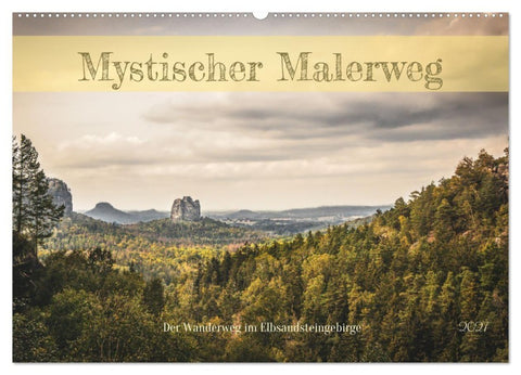 Mystischer Malerweg (Wandkalender 2027 DIN A2 quer), CALVENDO Monatskalender