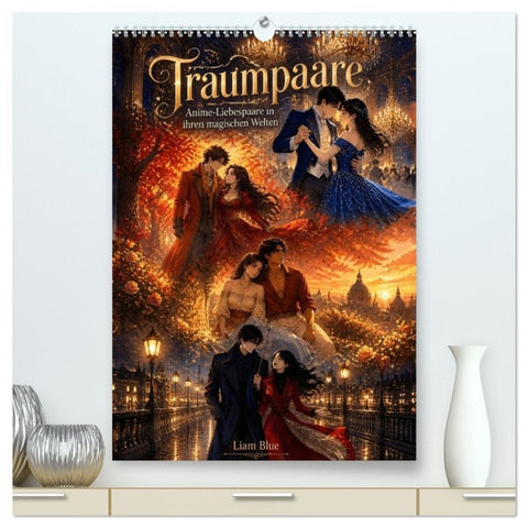 Traumpaare (hochwertiger Premium Wandkalender 2027 DIN A2 hoch), Kunstdruck in Hochglanz