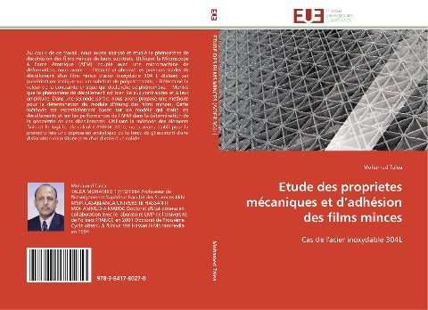 Etude des proprietes mécaniques et d'adhésion des films minces