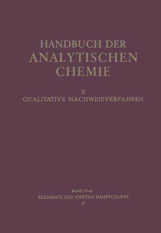 Elemente der Vierten Hauptgruppe