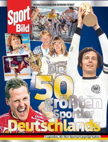 Die 50 größten Sportler Deutschlands