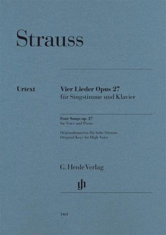 Richard Strauss - Vier Lieder op. 27