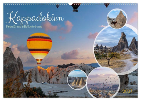 Kappadokien, Feentürme und Ballonträume (Wandkalender 2027 DIN A2 quer), CALVENDO Monatskalender