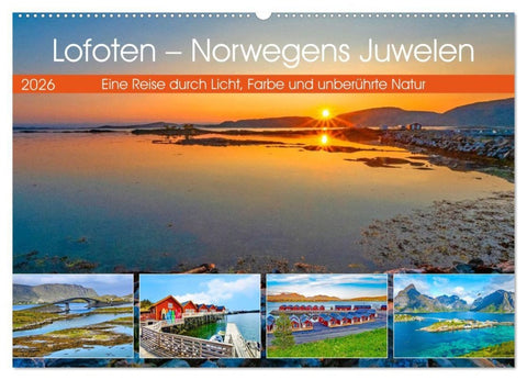 Lofoten - Norwegens Juwelen (Wandkalender 2026 DIN A2 quer), CALVENDO Monatskalender